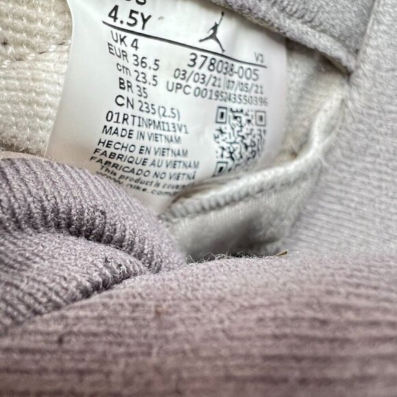 Nike Air Jordan 11 Jubilee Concord Youth Size 4.5Y Women 6 378038-005 Grey Shoes - Picture 10 of 12